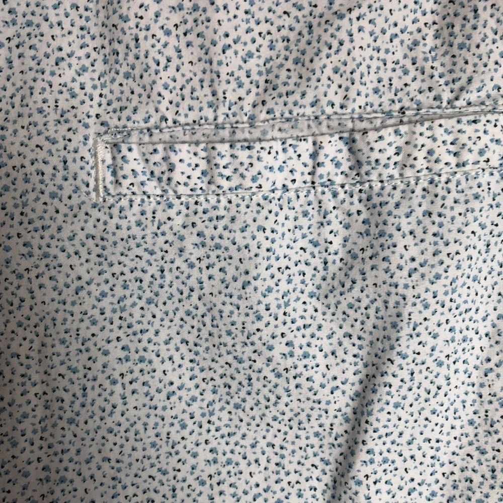Men’s Banana Republic Blue + Green Floral Button Down Dress Shirt